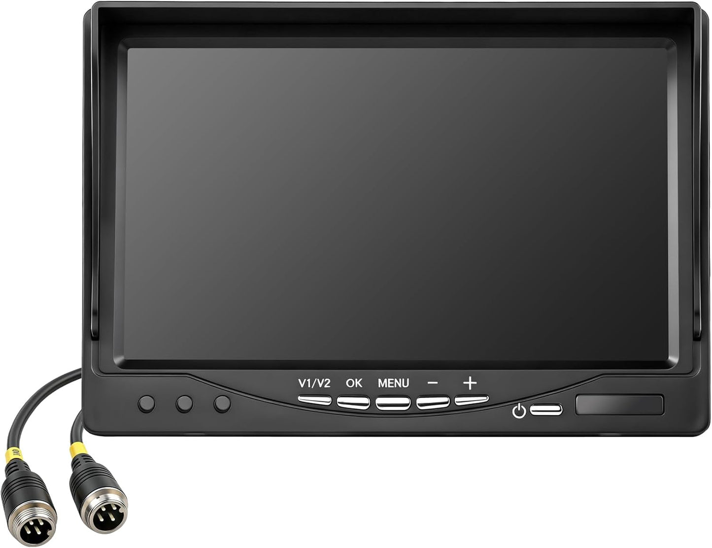 WOOCARTY 7-inch Single Monitor with Dual Camera Interfaces. Compatible with Y1 and Y6 Wired Camera Systems. Please consult the seller to confirm compatibility before purchase. (Model: Y1M)